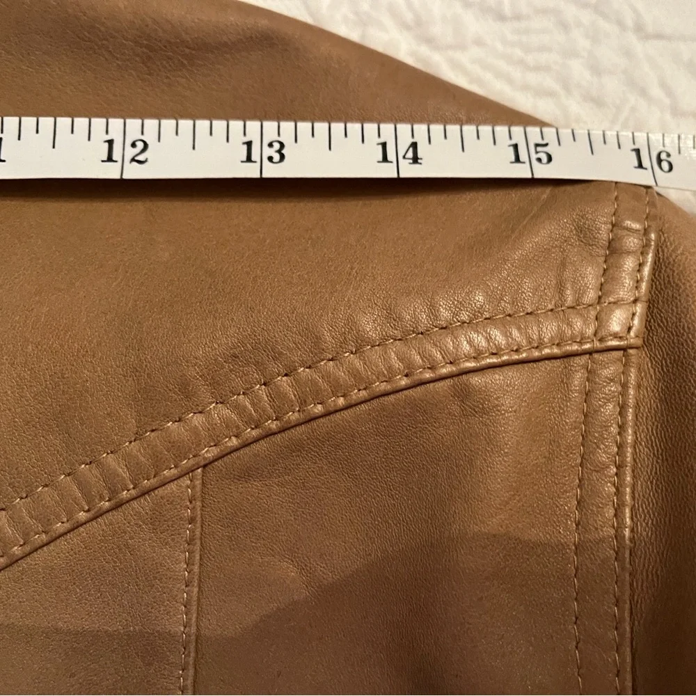 Butter soft genuine leather western shirt jacket - Picture 3 of 9